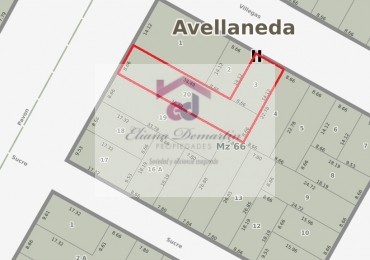 VENTA DE DOS LOTES UNIFICADOS CON SALIDA A DOS CALLES . 455 M2 TOTALES. IDEAL CONSTRUCTOR.